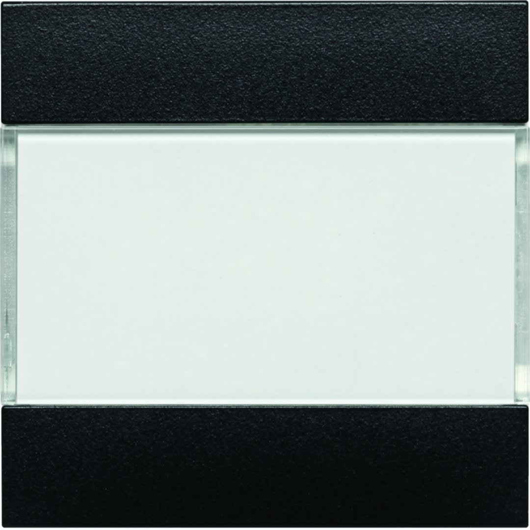 Hager - Mécanisme + touches noir KNX 2 boutons poussoir sans voyant essensya