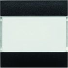 Hager - Mécanisme + touches noir KNX 2 boutons poussoir sans voyant essensya