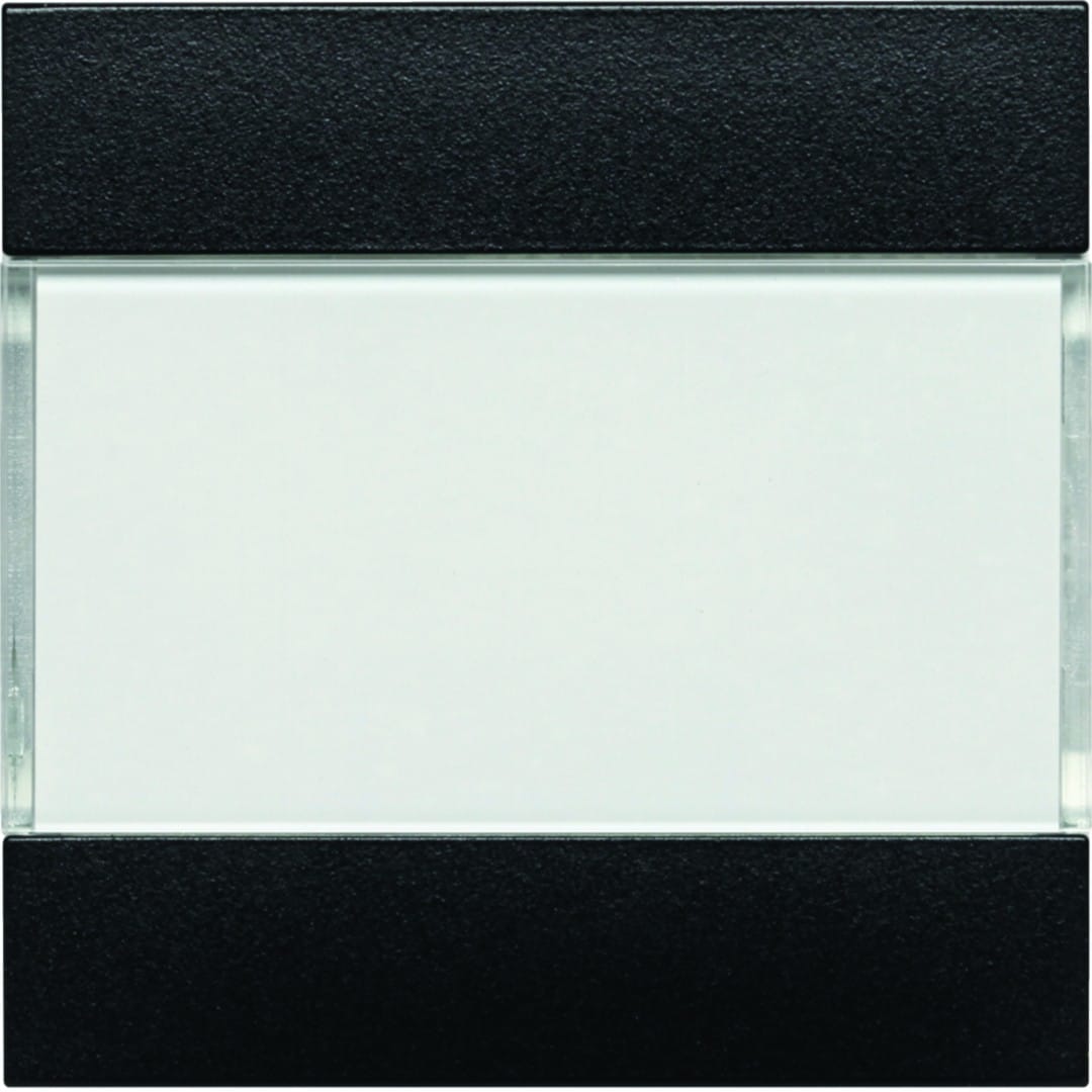 Hager - Mécanisme + touches noir KNX 2 boutons poussoir sans voyant essensya