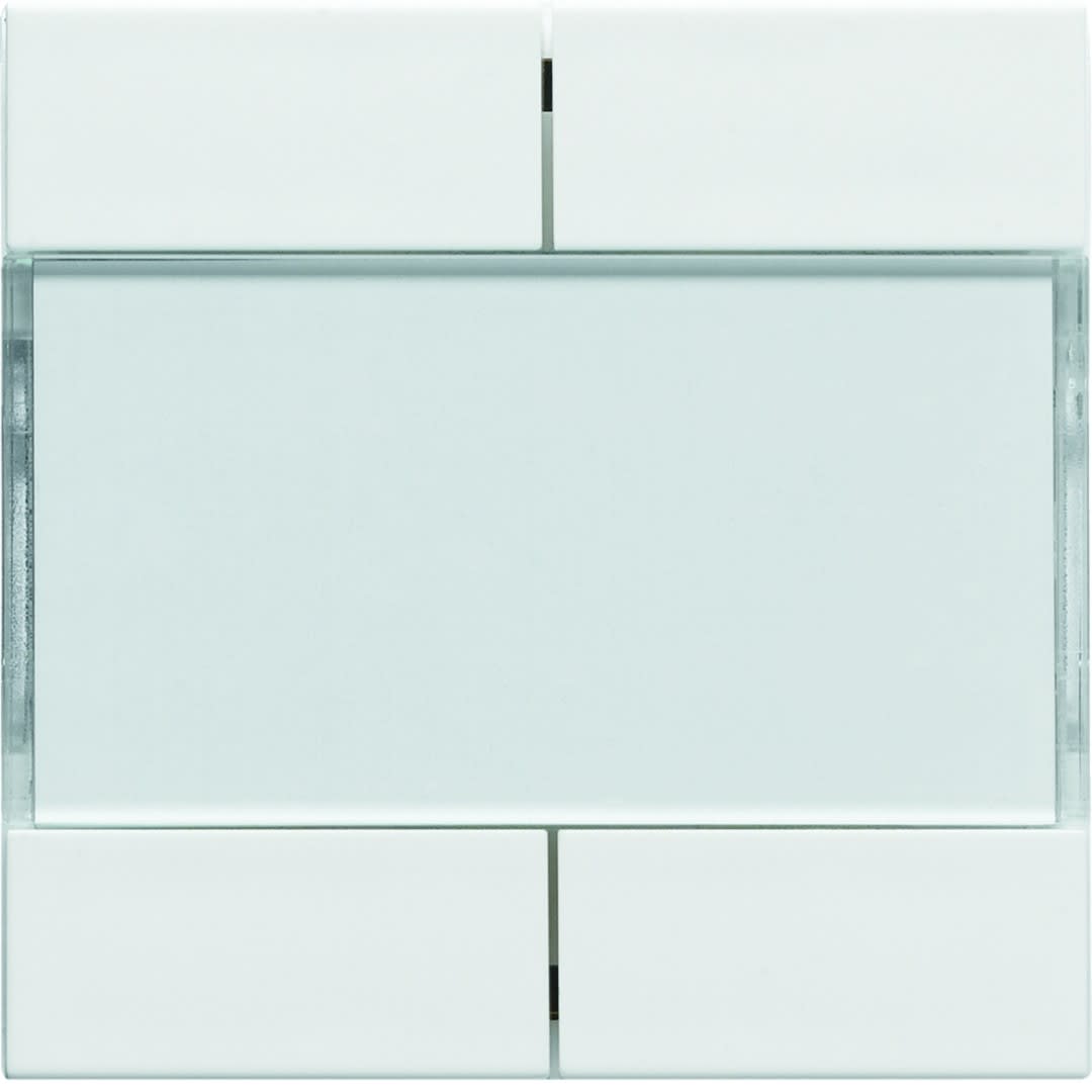 Hager - Mécanisme + touches KNX 4 boutons poussoir à LED essensya