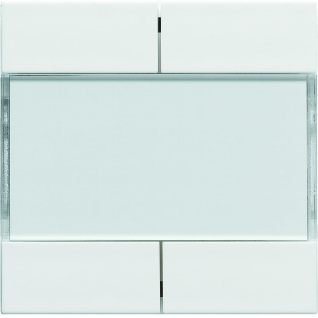 Hager - Mécanisme + touches KNX 4 boutons poussoir à LED essensya