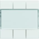 Hager - Mécanisme KNX 6 boutons poussoir sans voyant essensya