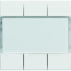 Hager - Mécanisme KNX 6 boutons poussoir sans voyant essensya