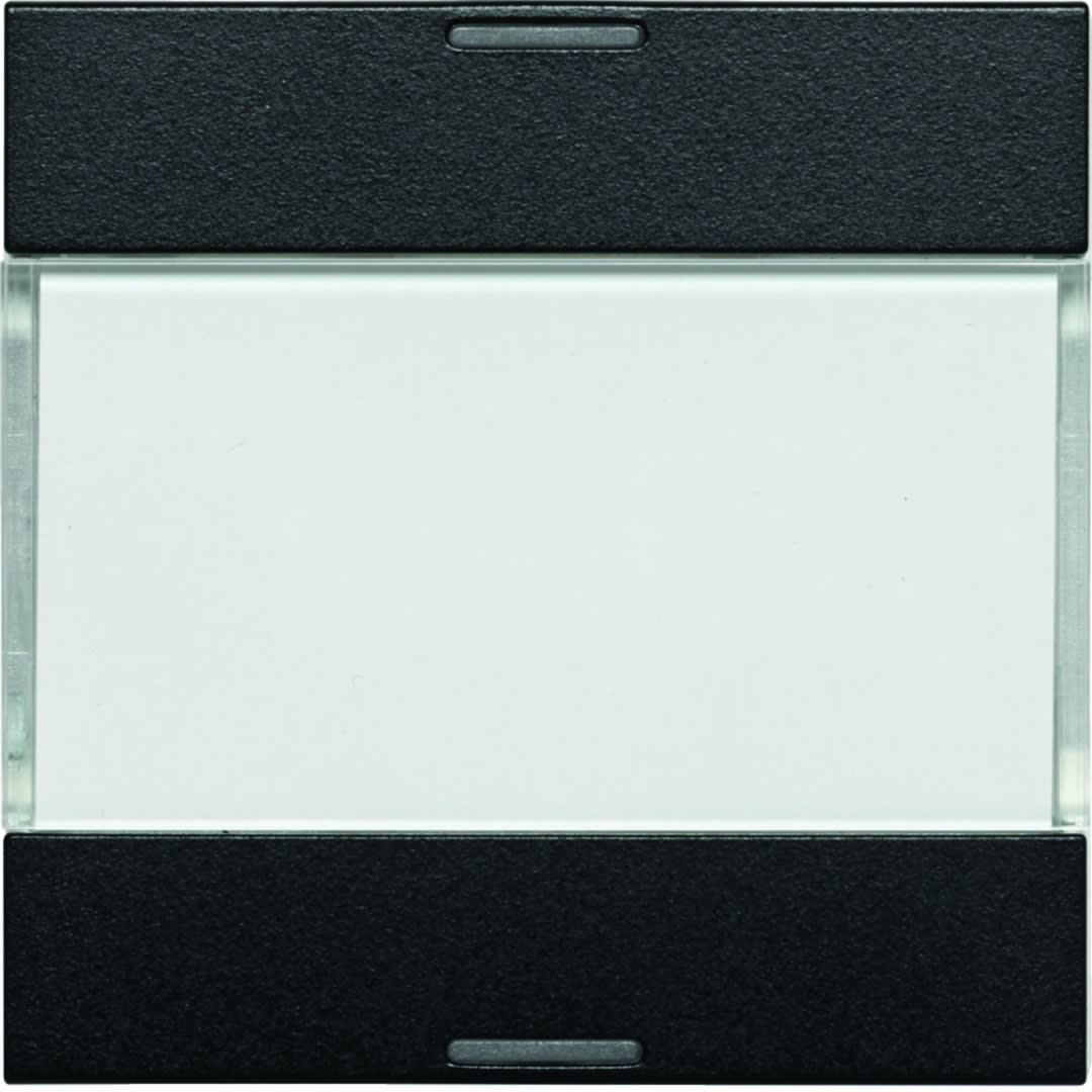 Hager - Mécanisme + touches noir KNX 2 BP à LED essensya