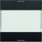Hager - Mécanisme + touches noir KNX 2 BP à LED essensya