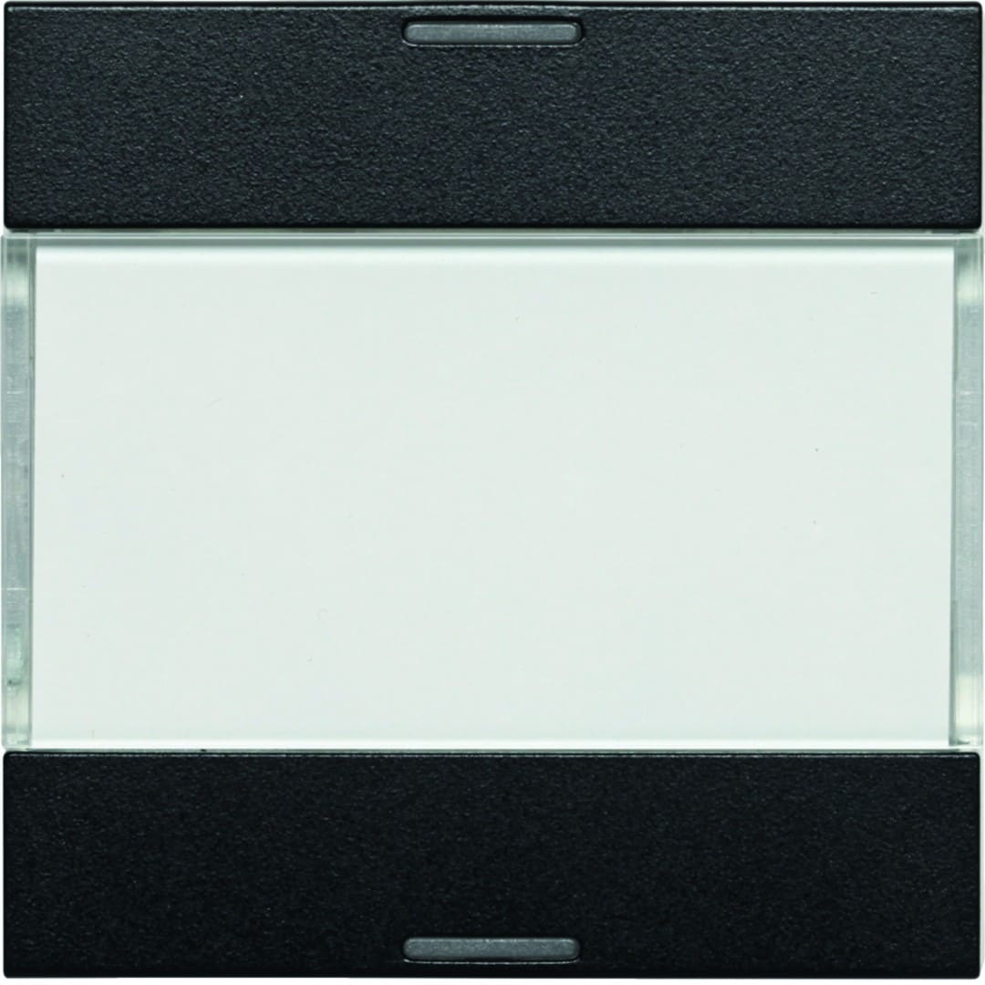 Hager - Mécanisme + touches noir KNX 2 BP à LED essensya