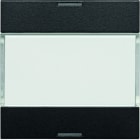 Hager - Mécanisme + touches noir KNX 2 BP à LED essensya