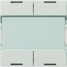 Hager - Mécanisme KNX 4 BP à LED essensya