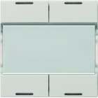 Hager - Mécanisme KNX 4 BP à LED essensya