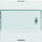 Hager - Mécanisme KNX 2 boutons poussoir à LED + 12 entrées infrarouge essensya