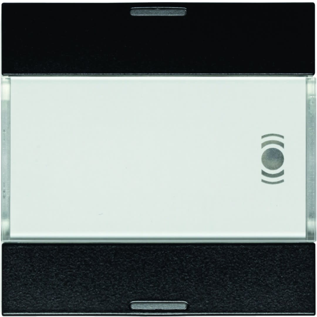 Hager - Mécanisme + touches noir KNX 2 BP à LED + 12 entrées infrarouge essensya