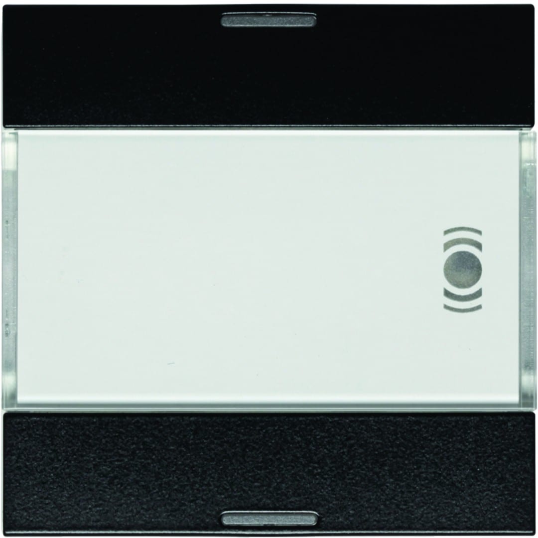 Hager - Mécanisme + touches noir KNX 2 BP à LED + 12 entrées infrarouge essensya