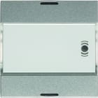 Hager - Mécanisme + touches titane KNX 2 BP à LED + 12 entrées infrarouge essensya