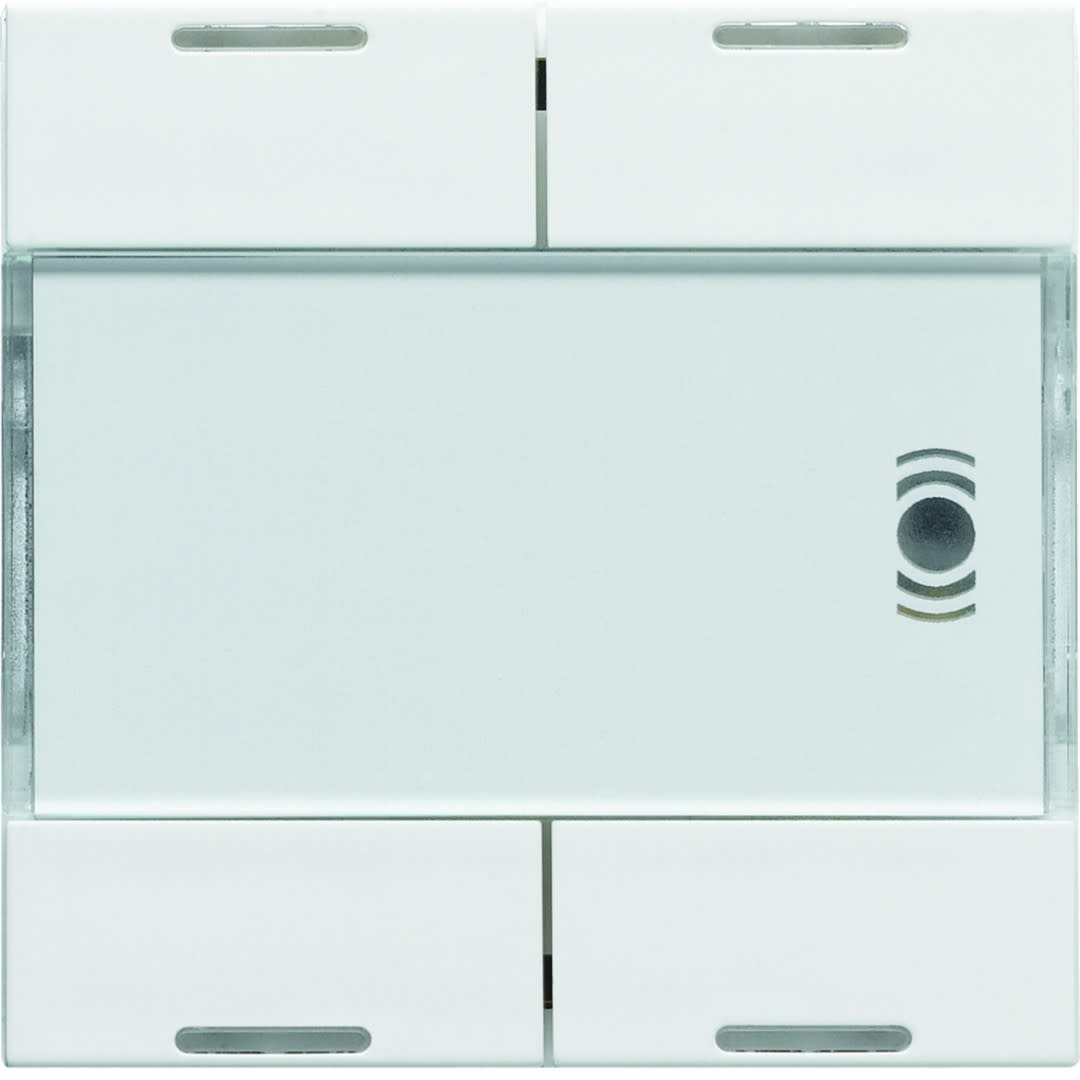 Hager - Mécanisme KNX 4 BP à LED + 12 entrées infrarouge essensya