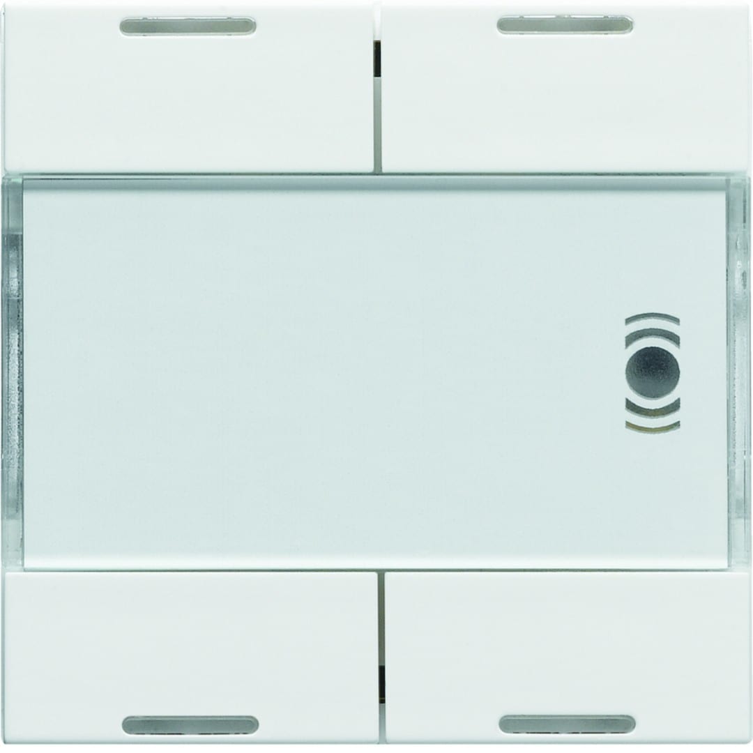 Hager - Mécanisme KNX 4 BP à LED + 12 entrées infrarouge essensya