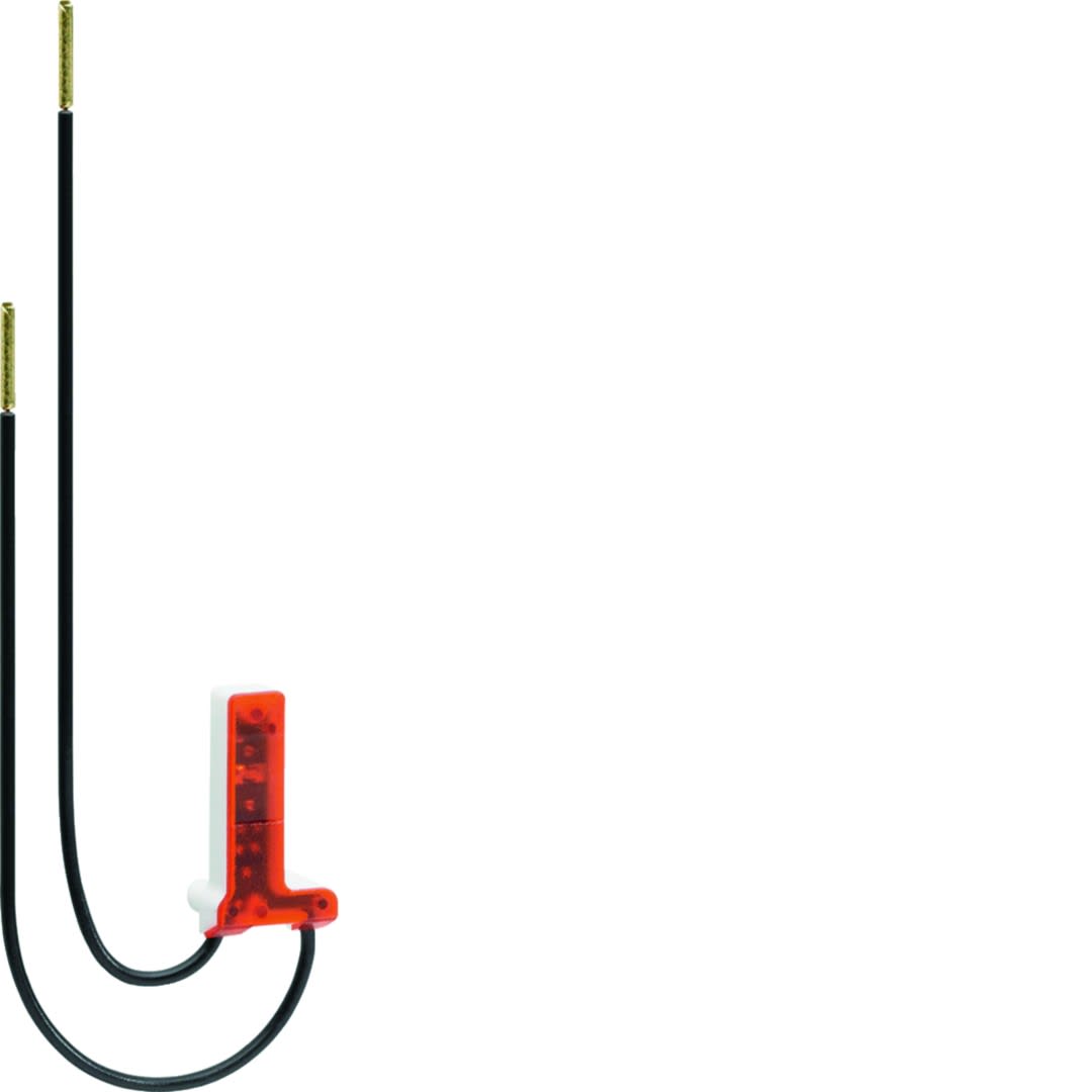 Hager - cubyko Lampe rouge 12-24V à câbler