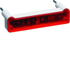 Hager - cubyko lampe pour signalisation forme "I" 250V rouge
