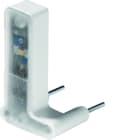 Hager - cubyko lampe pour témoin forme "L" 250V blanche