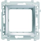 Hager - Support Gallery 2 modules Kallysta pour plaque Titane