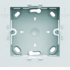 Hager - Boite saillie simple Gallery finition Pure