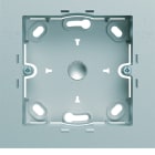 Hager - Boite saillie simple gallery titane