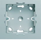 Hager - Boite saillie simple gallery titane