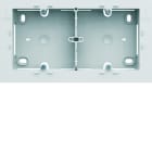 Hager - Boite saillie double Gallery finition Pure