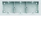 Hager - Boite saillie triple gallery finition Pure
