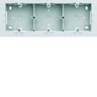 Hager - Boite saillie triple Gallery finition Pure