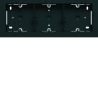 Hager - Boite saillie triple gallery finition Night