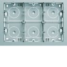 Hager - Boite saillie gallery 16 modules titane
