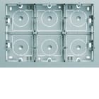 Hager - Boite saillie gallery 16 modules Titane