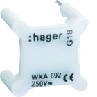 Hager - Voyant Gallery pour interrupteur, 230V, Blanc