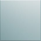 Hager - Enjoliveur gallery interrupteur 2 modules , finition Titane