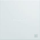 Hager - Enjoliveur Gallery interrupteur à voyant 2 modules Antibactérien