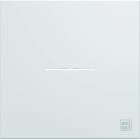 Hager - Enjoliveur gallery interrupteur à voyant 2 modules Antibactérien