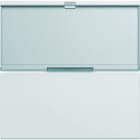 Hager - Enjoliveur Gallery interrupteur avec porte étiquette 2 modules , finition Pure