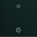 Hager - Enjoliveur gallery VMC 2 modules , finition Night