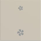 Hager - Enjoliveur interrupteur VMC gallery 2 modules sand, plastique sable mat