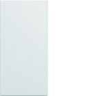 Hager - Enjoliveur Gallery interrupteur 1 module , finition Pure