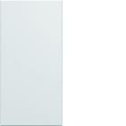 Hager - Enjoliveur gallery interrupteur 1 module , finition Pure