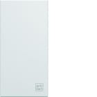 Hager - Enjoliveur Gallery interrupteur 1 module Antibactérien