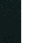 Hager - Enjoliveur gallery interrupteur 1 module , finition Nuit