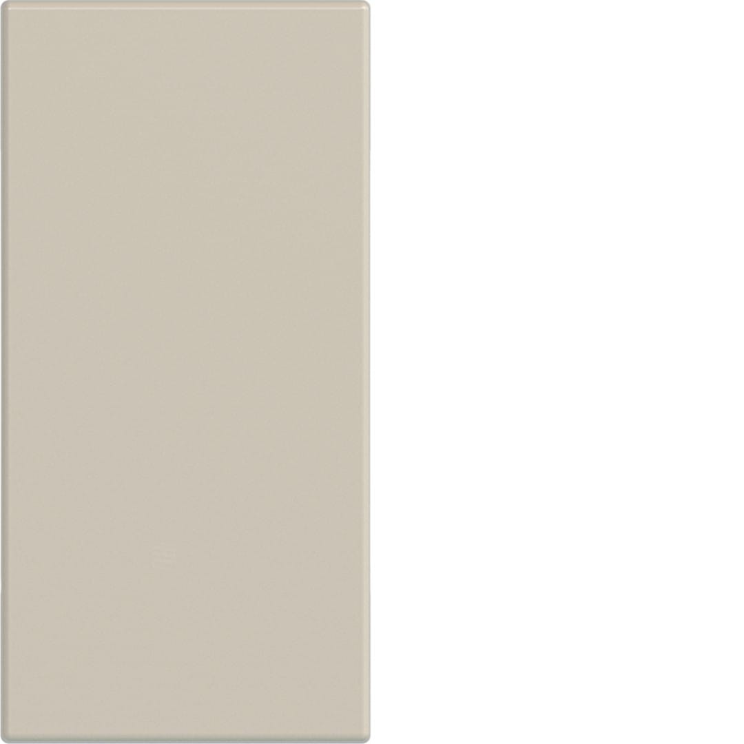 Hager - Enjoliveur interrupteur gallery 1 module sand, plastique sable mat