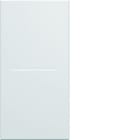 Hager - Enjoliveur gallery interrupteur à voyant 1 module , finition Pure