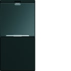 Hager - Enjoliveur Gallery interrupteur avec porte étiquette 1 module , finition Night