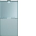 Hager - Enjoliveur gallery interrupteur avec porte étiquette 1 module , finition Titane