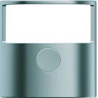 Hager - Enjoliveur Gallery interrupteur automatique finition Titane