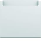 Hager - Enjoliveur gallery interrupteur a carte hotel 2 modules , finition Pure