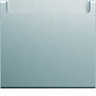 Hager - Enjoliveur Gallery interrupteur a carte hotel 2 modules , finition Titane